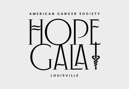 Hope Gala Louisville primary logo lockup on light background