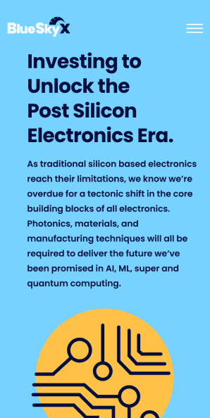 Mobile view of post-silicon electronics investment focus