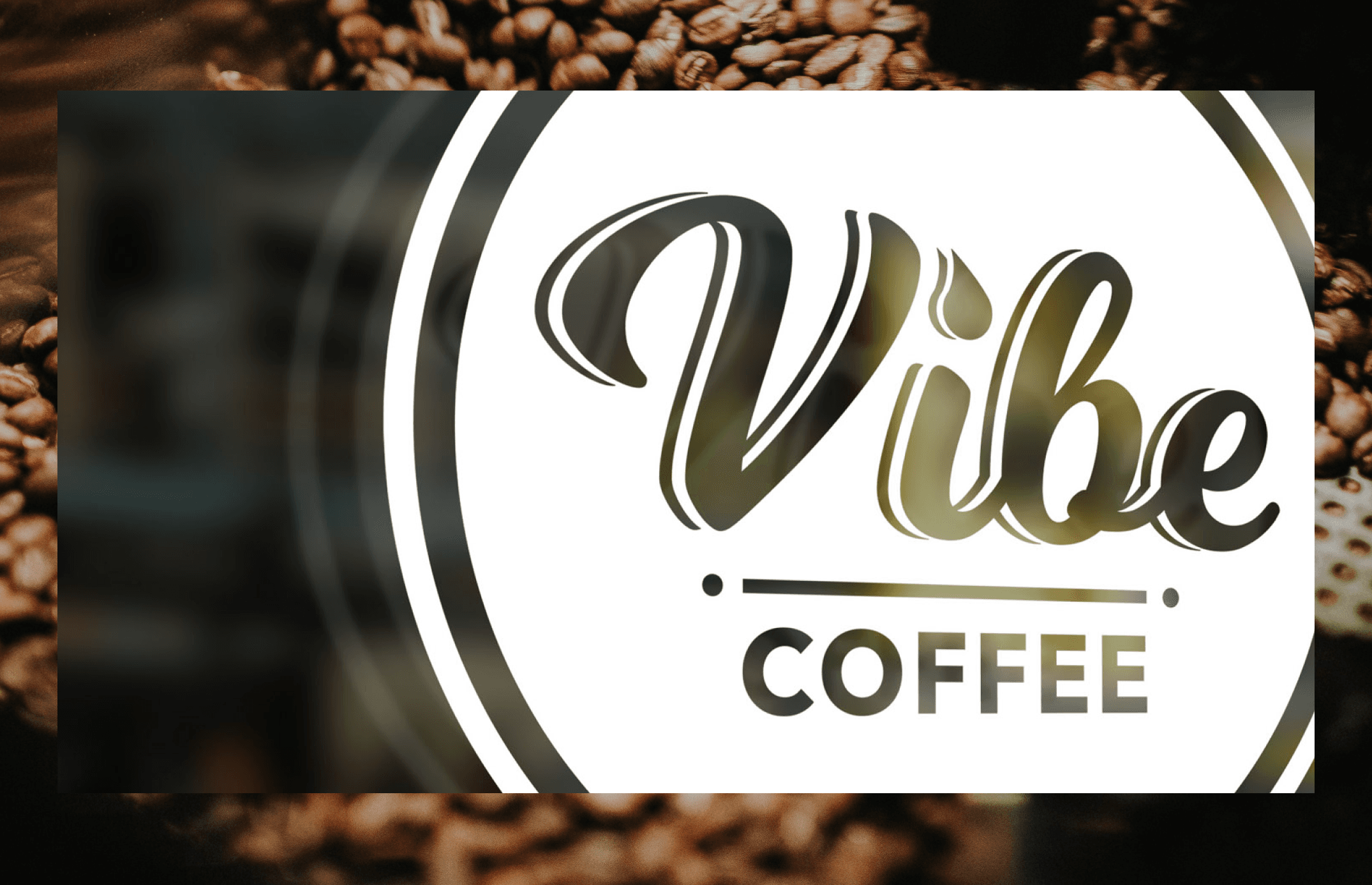 Vibe Coffee signature brand identity and logo design