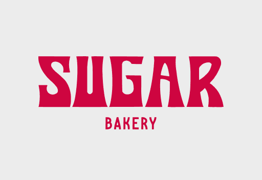Simplified wordmark logo in bold retro typography