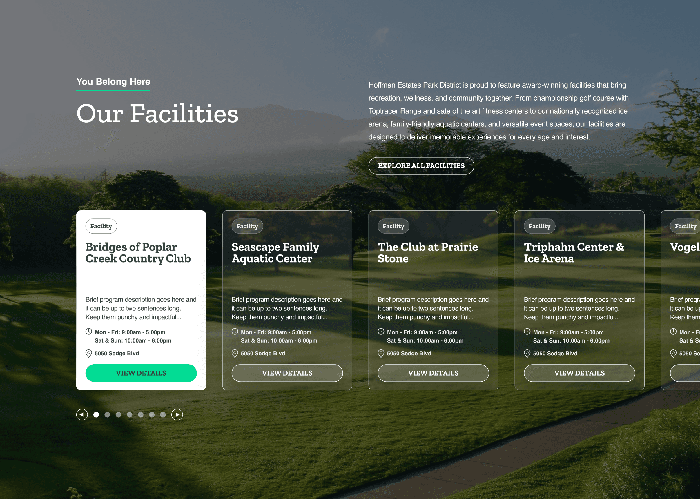 Hoffman Estates Park District, project image