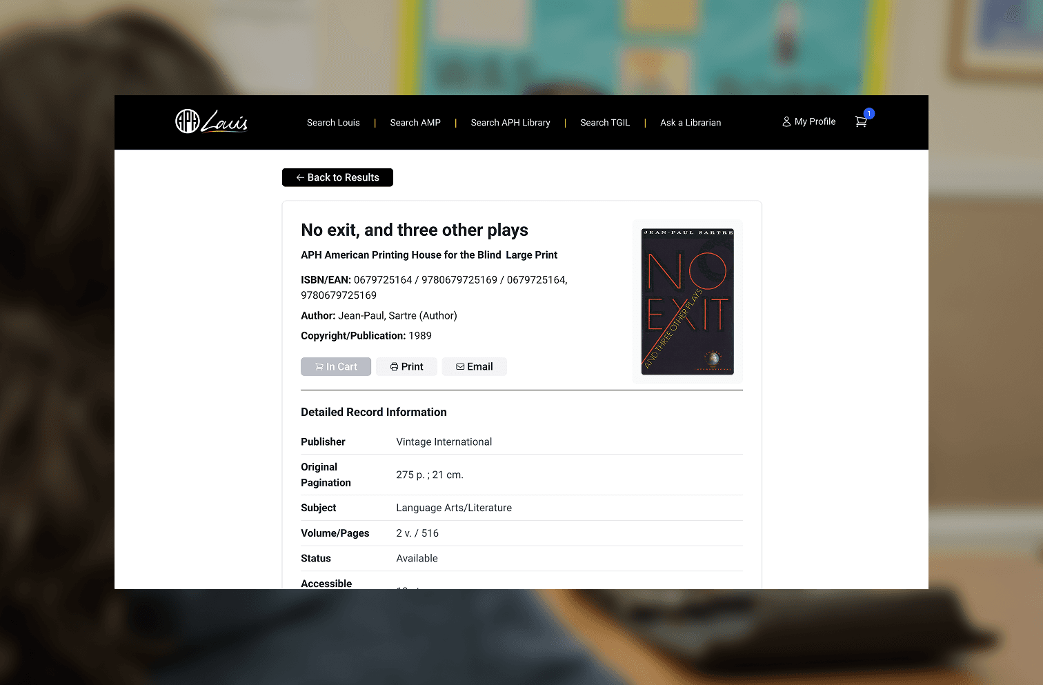 Louis Library, project image